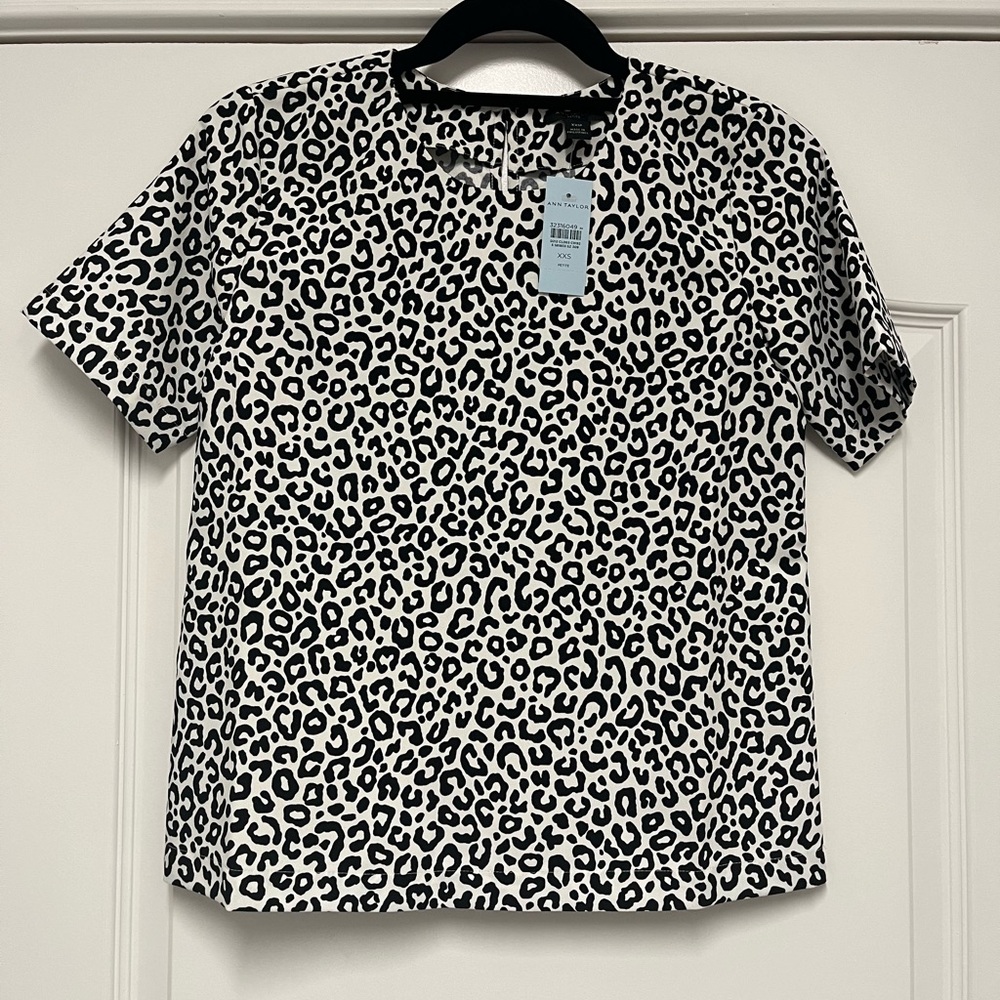 Ann Taylor | Leopard Print Woven